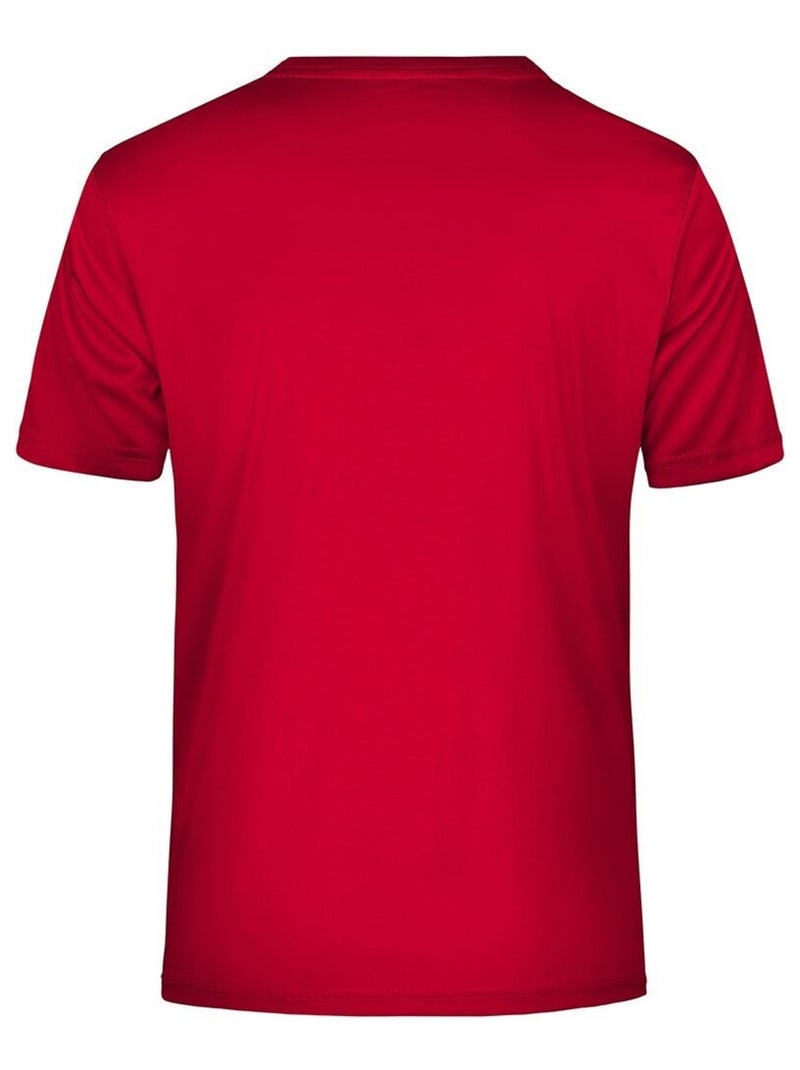 James and Nicholson - T-shirt ACTIVE Rouge - Kiabi