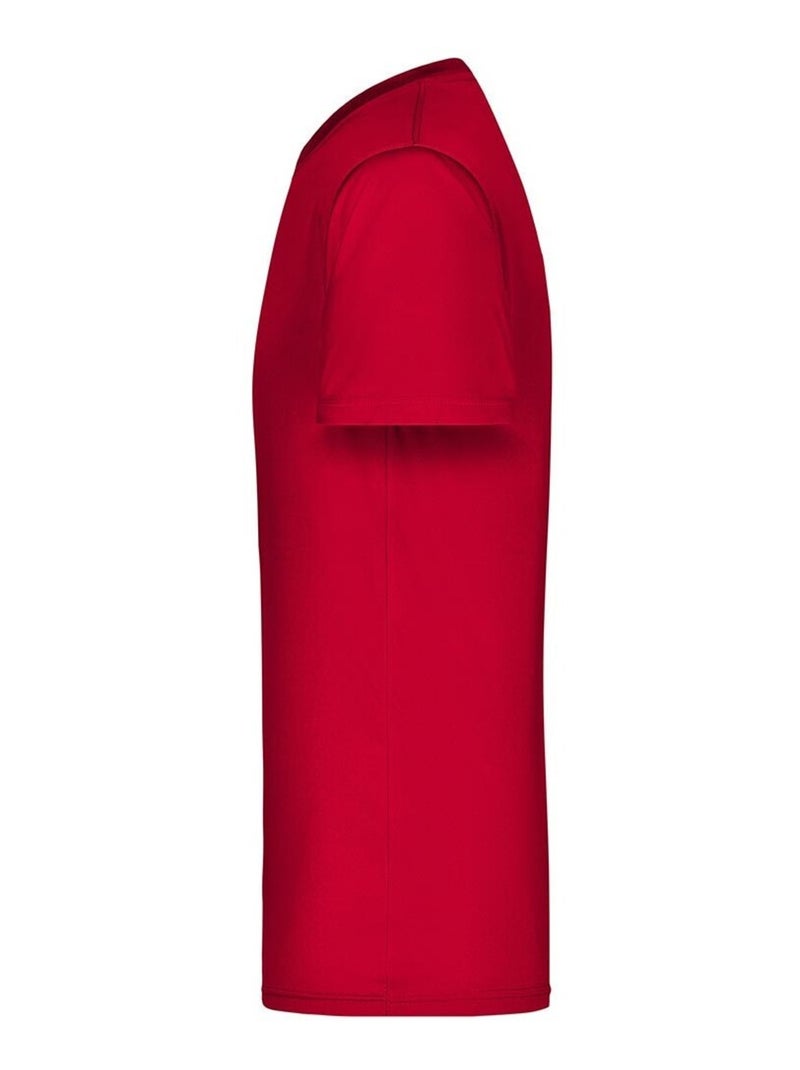 James and Nicholson - T-shirt ACTIVE Rouge - Kiabi