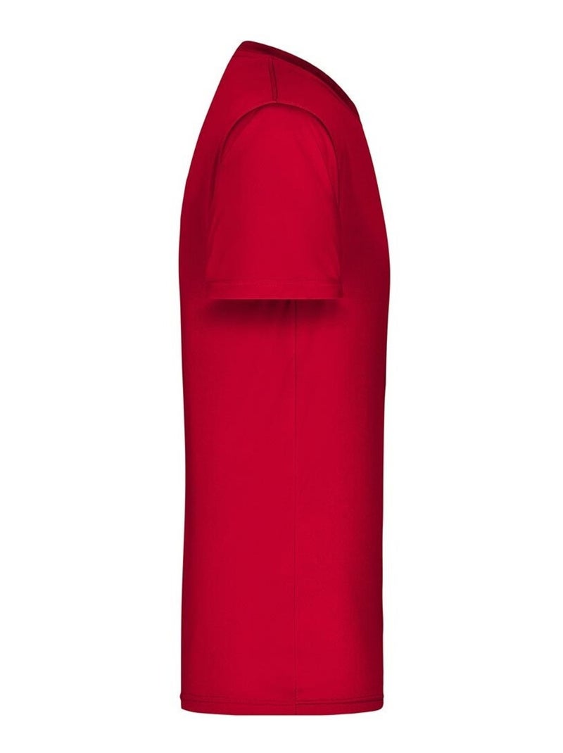 James and Nicholson - T-shirt ACTIVE Rouge - Kiabi