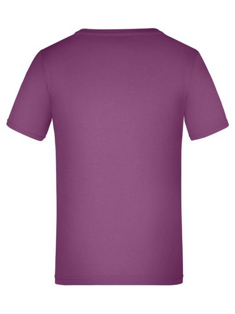 James and Nicholson - T-shirt ACTIVE Violet - Kiabi