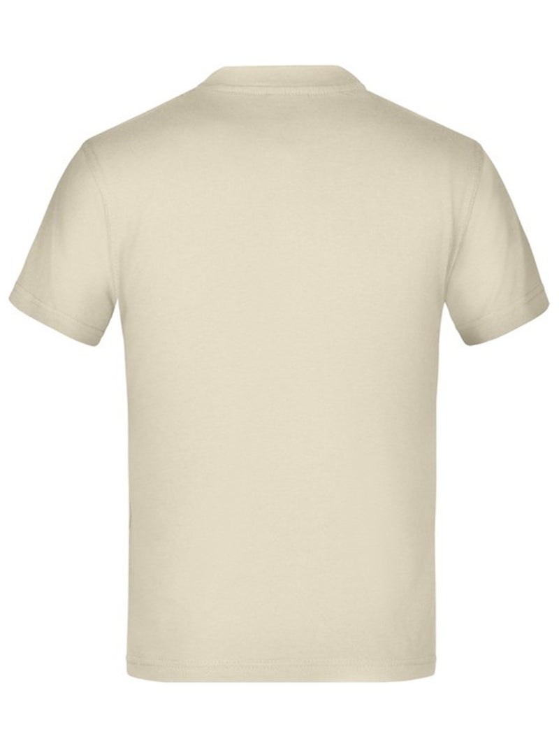 James and Nicholson - T-shirt BASIC Beige gris - Kiabi
