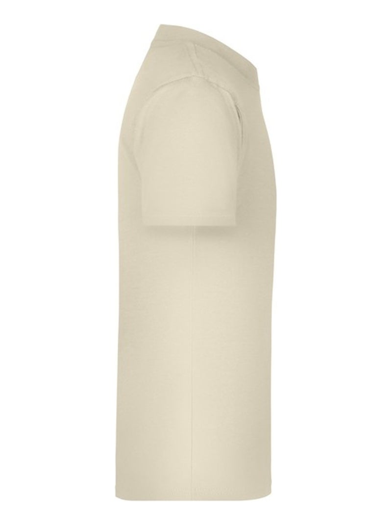 James and Nicholson - T-shirt BASIC Beige gris - Kiabi
