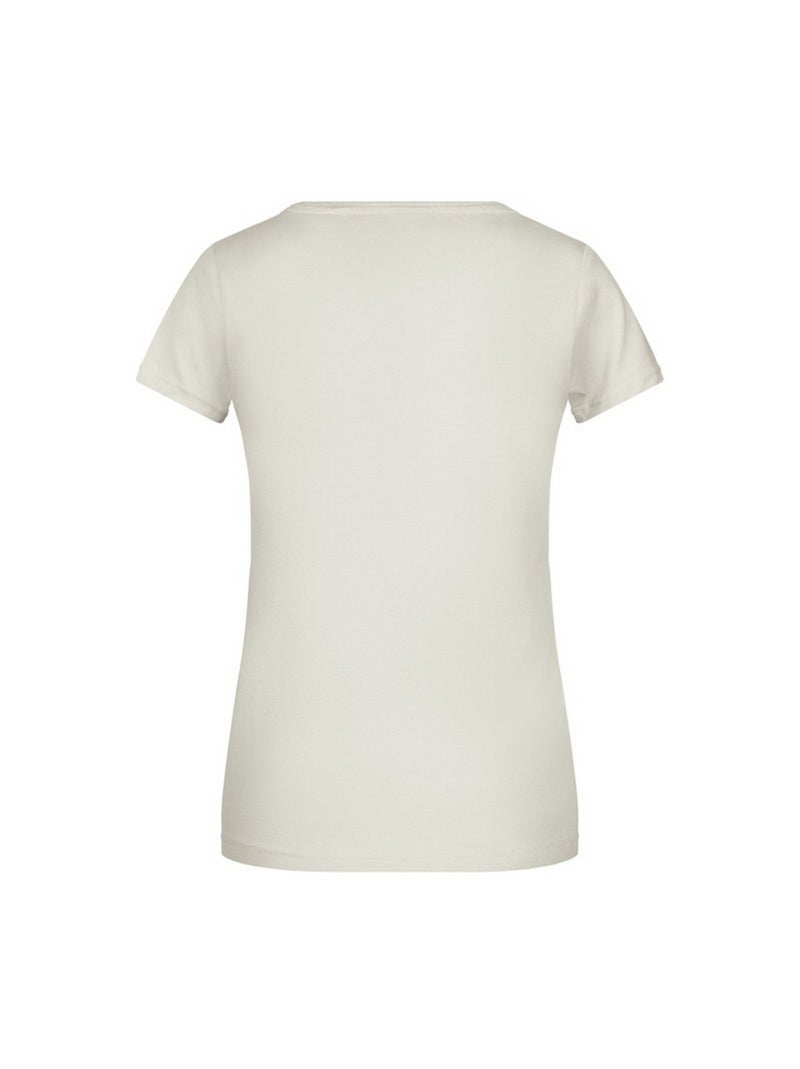 James and Nicholson - T-shirt BASIC Blanc Beige - Kiabi