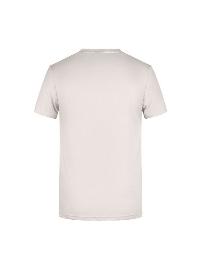 James and Nicholson - T-shirt BASIC Blanc Beige - Kiabi