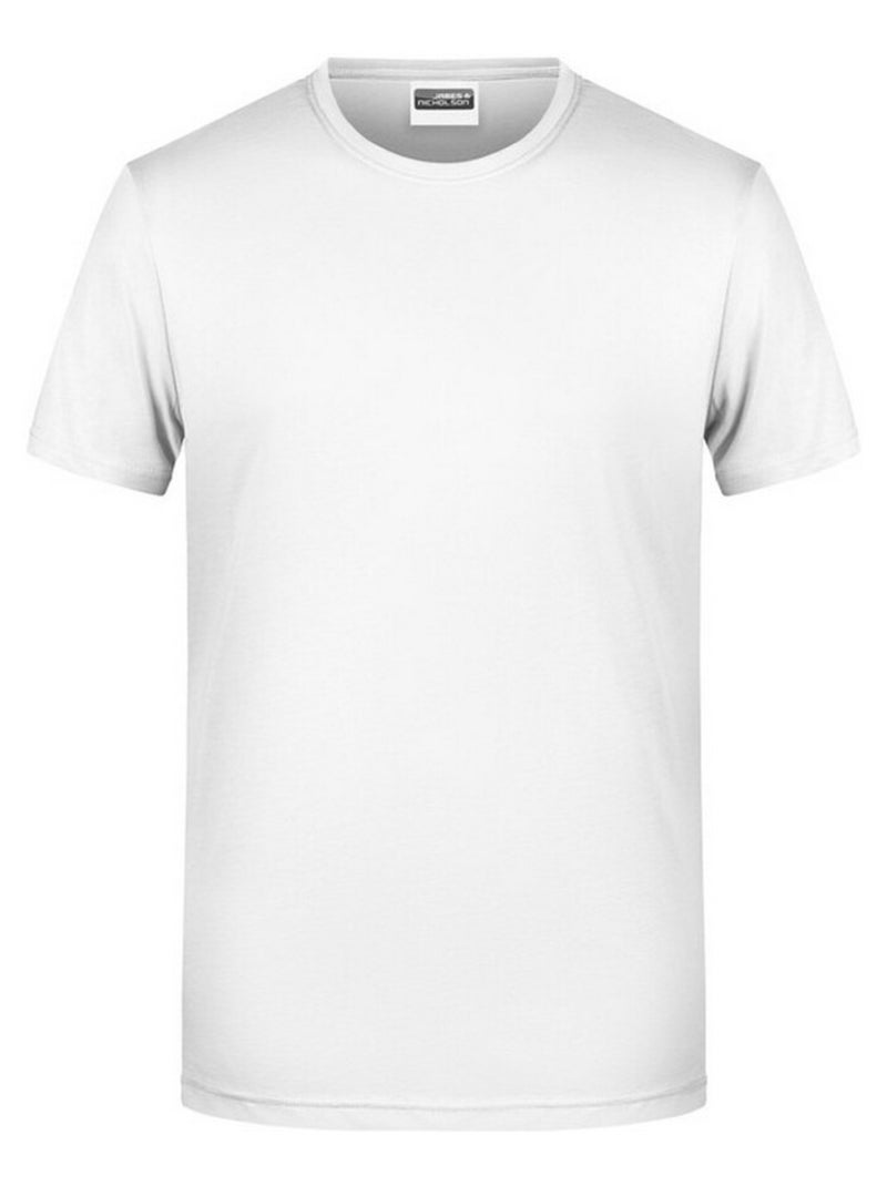 James and Nicholson - T-shirt BASIC Blanc - Kiabi