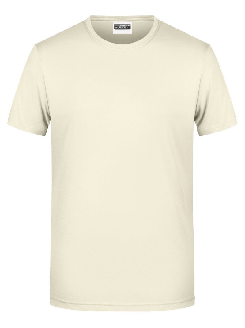 James and Nicholson - T-shirt BASIC Blanc nacré - Kiabi
