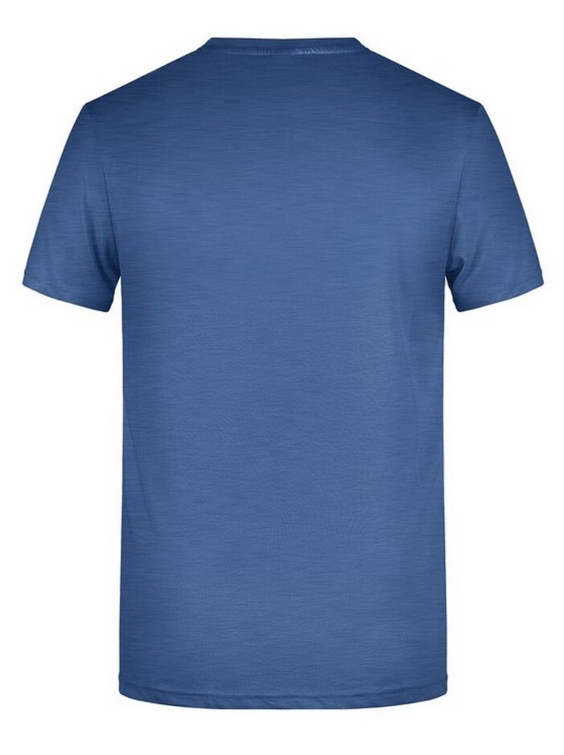 James and Nicholson - T-shirt BASIC Bleu azur - Kiabi