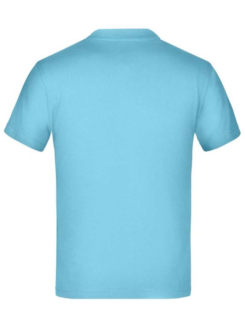 James and Nicholson - T-shirt BASIC Bleu ciel - Kiabi
