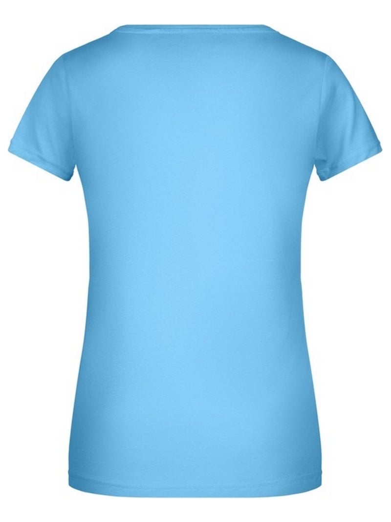 James and Nicholson - T-shirt BASIC Bleu ciel - Kiabi