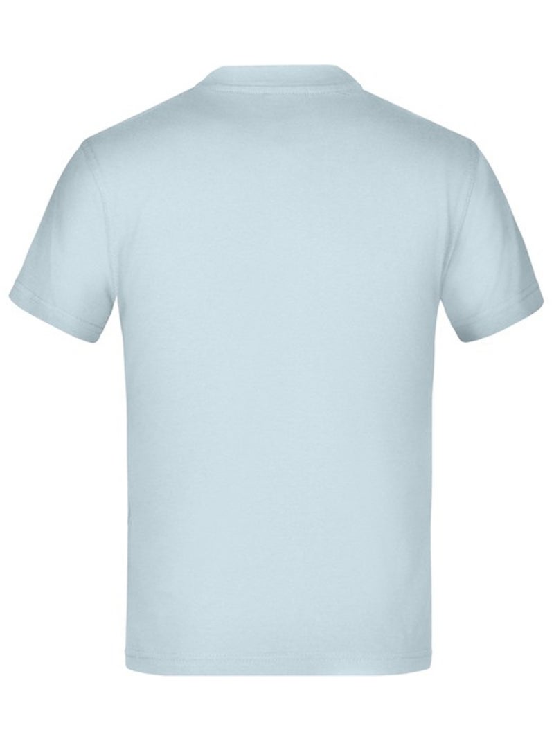 James and Nicholson - T-shirt BASIC Bleu clair - Kiabi