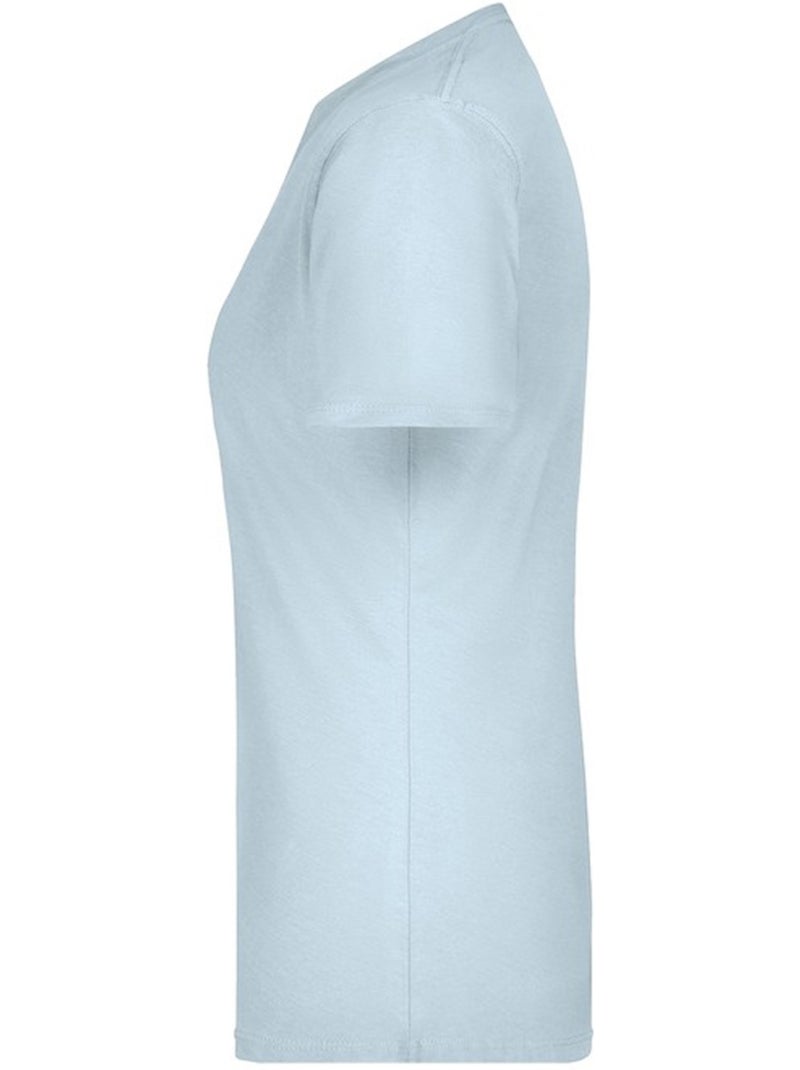 James and Nicholson - T-shirt BASIC Bleu clair - Kiabi