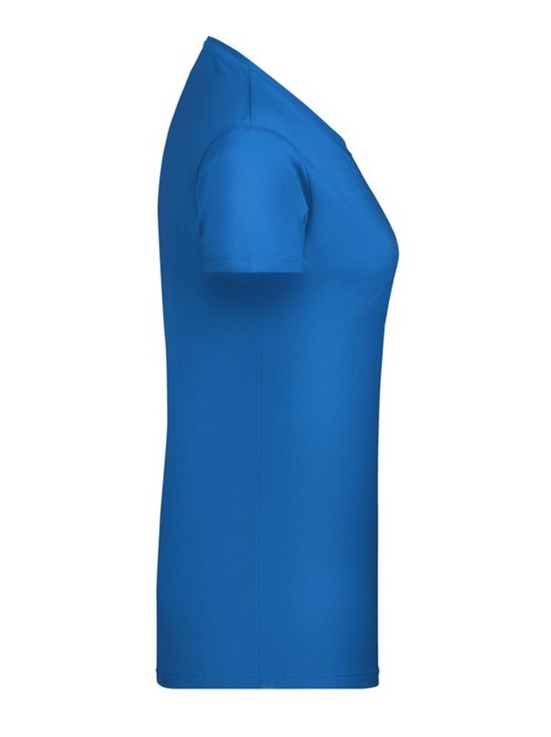 James and Nicholson - T-shirt BASIC Bleu cobalt - Kiabi