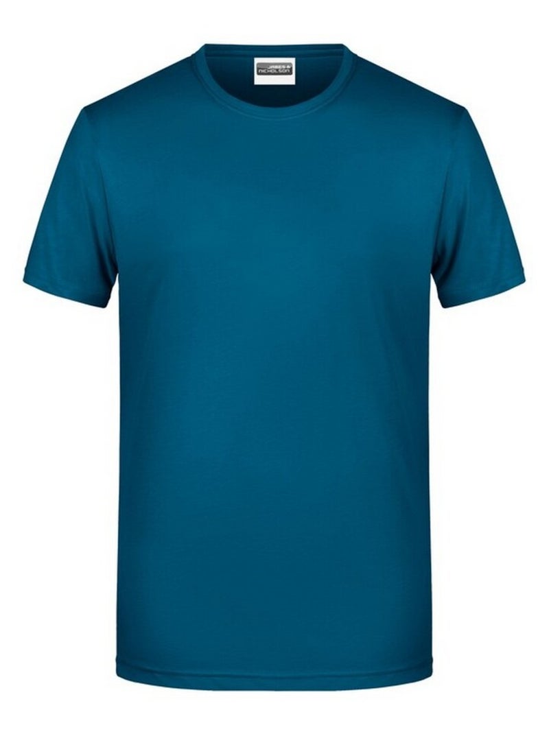 James and Nicholson - T-shirt BASIC Bleu pétrole - Kiabi
