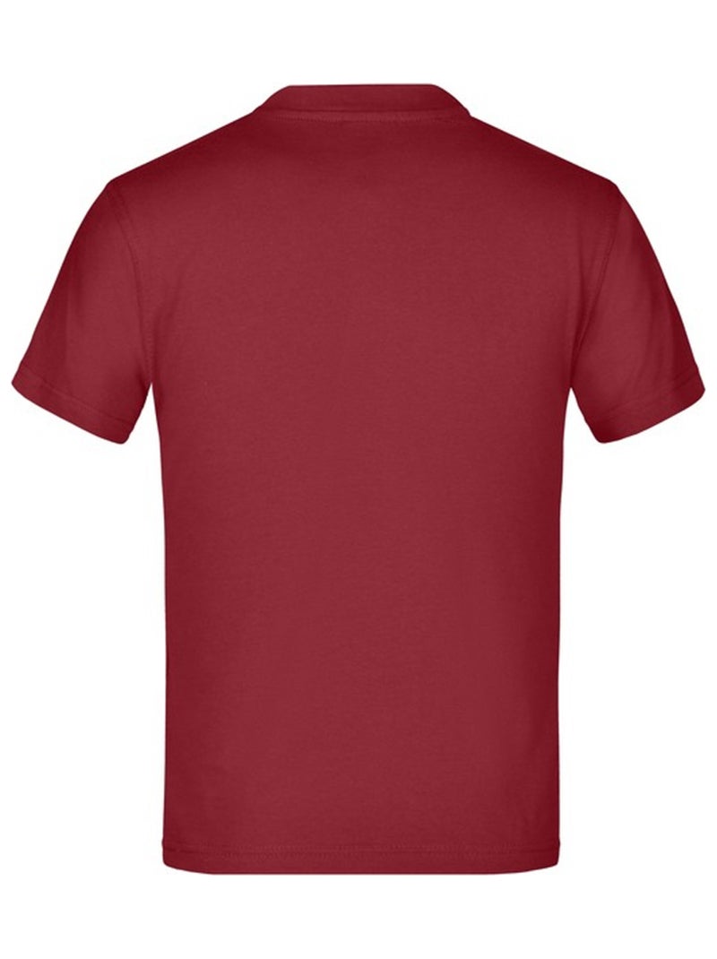 James and Nicholson - T-shirt BASIC Bordeaux - Kiabi