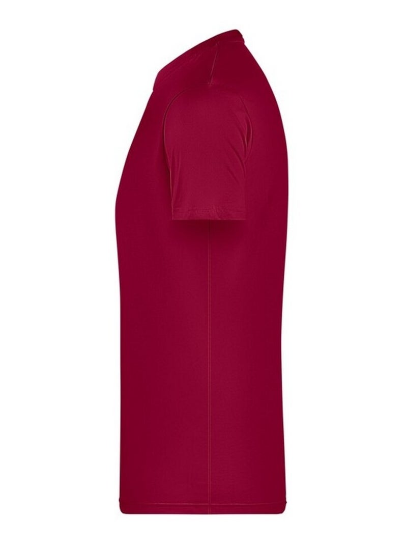 James and Nicholson - T-shirt BASIC Bordeaux - Kiabi