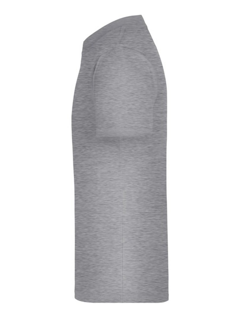 James and Nicholson - T-shirt BASIC Gris chiné - Kiabi