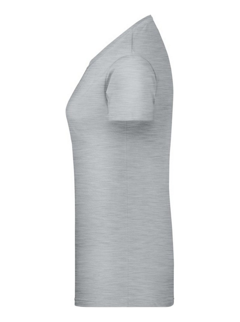 James and Nicholson - T-shirt BASIC Gris chiné - Kiabi