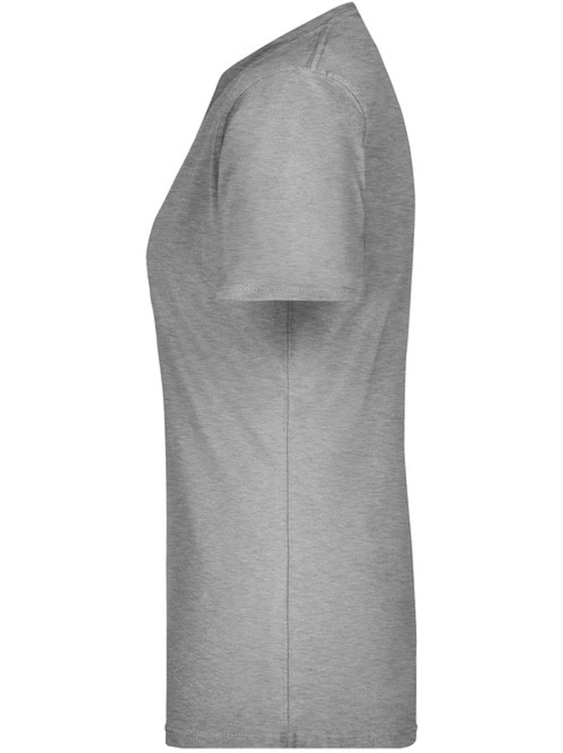 James and Nicholson - T-shirt BASIC Gris chiné - Kiabi