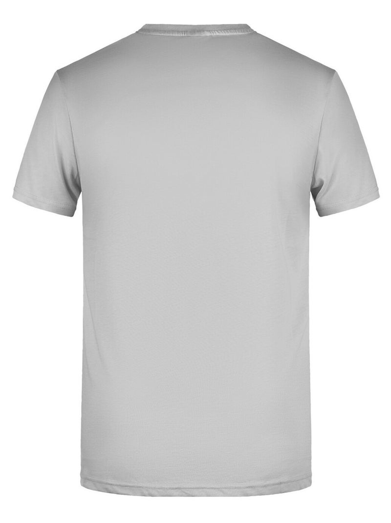 James and Nicholson - T-shirt BASIC Gris clair - Kiabi