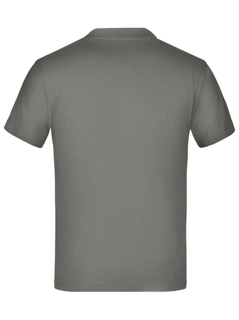James and Nicholson - T-shirt BASIC Gris - Kiabi