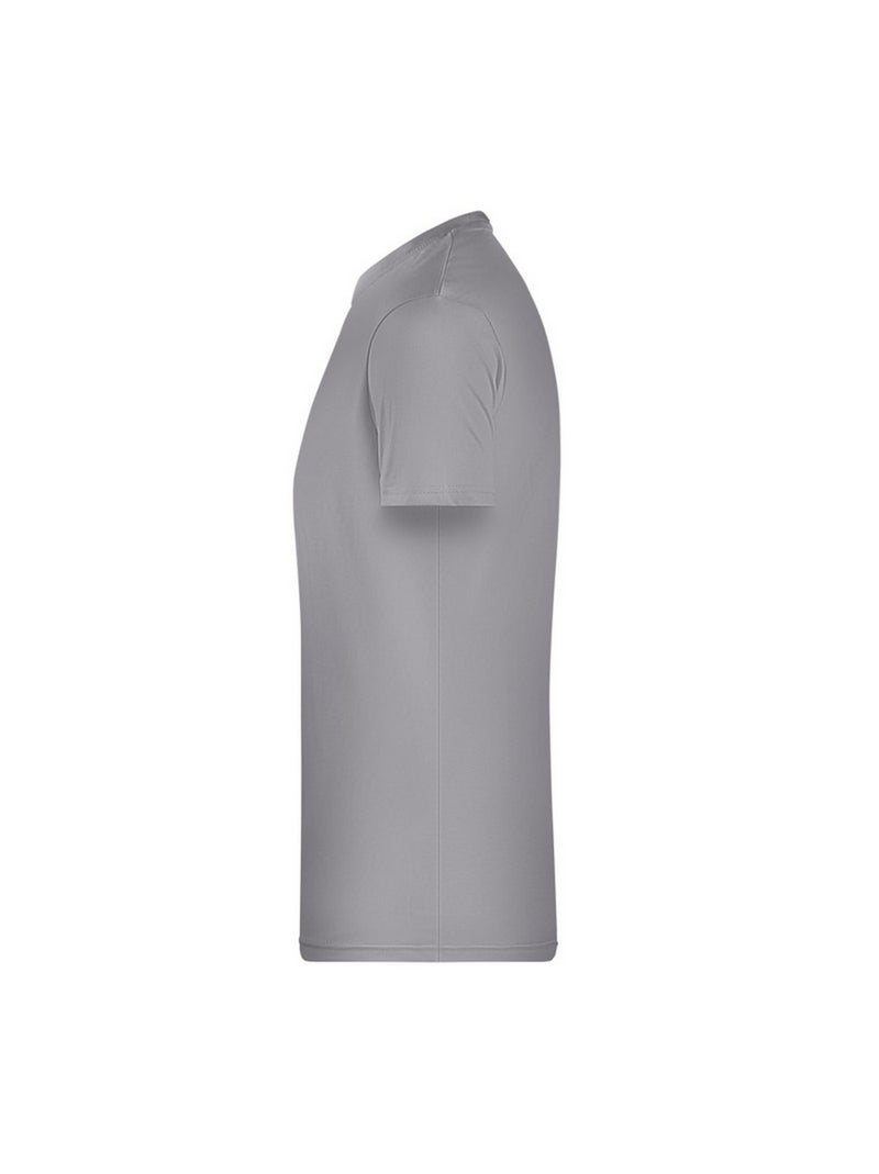 James and Nicholson - T-shirt BASIC Gris métalique - Kiabi