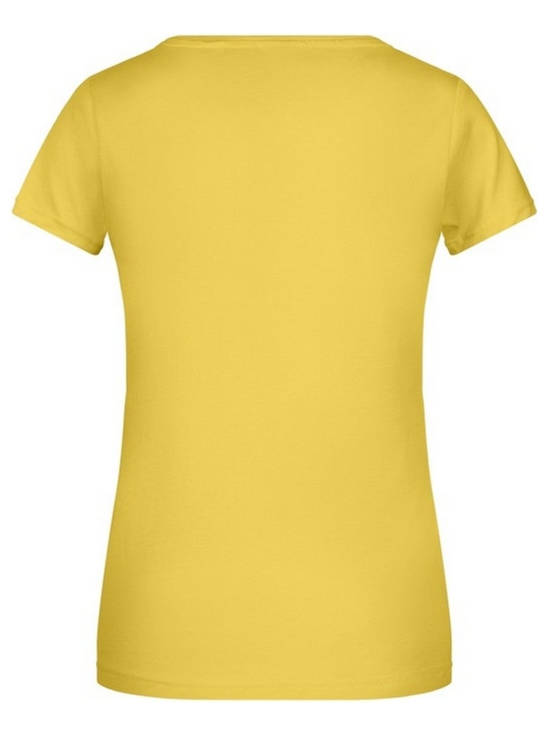 James and Nicholson - T-shirt BASIC Jaune - Kiabi
