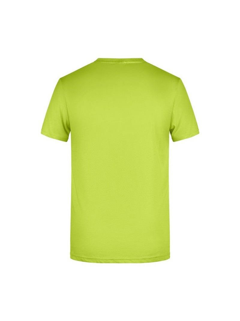 James and Nicholson - T-shirt BASIC Jaune fluo - Kiabi