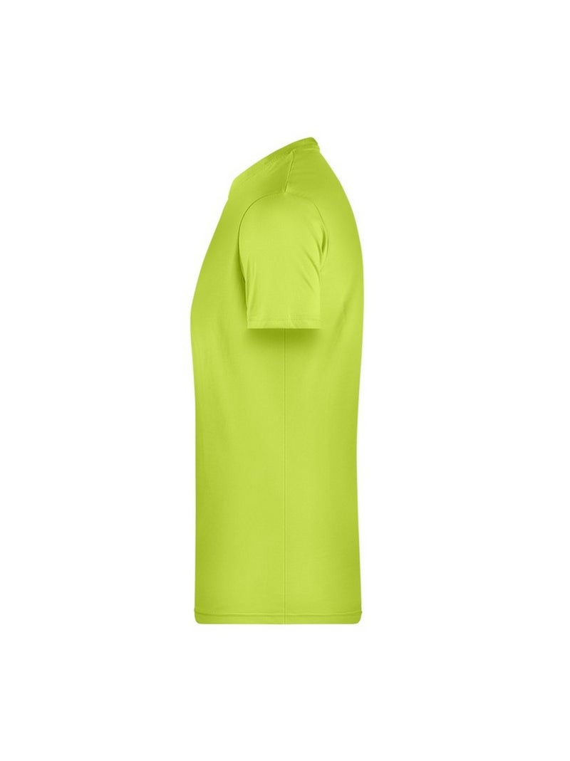 James and Nicholson - T-shirt BASIC Jaune fluo - Kiabi