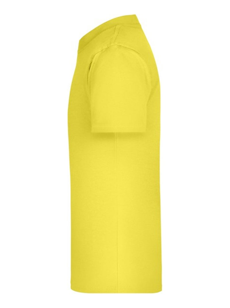 James and Nicholson - T-shirt BASIC Jaune moutarde - Kiabi