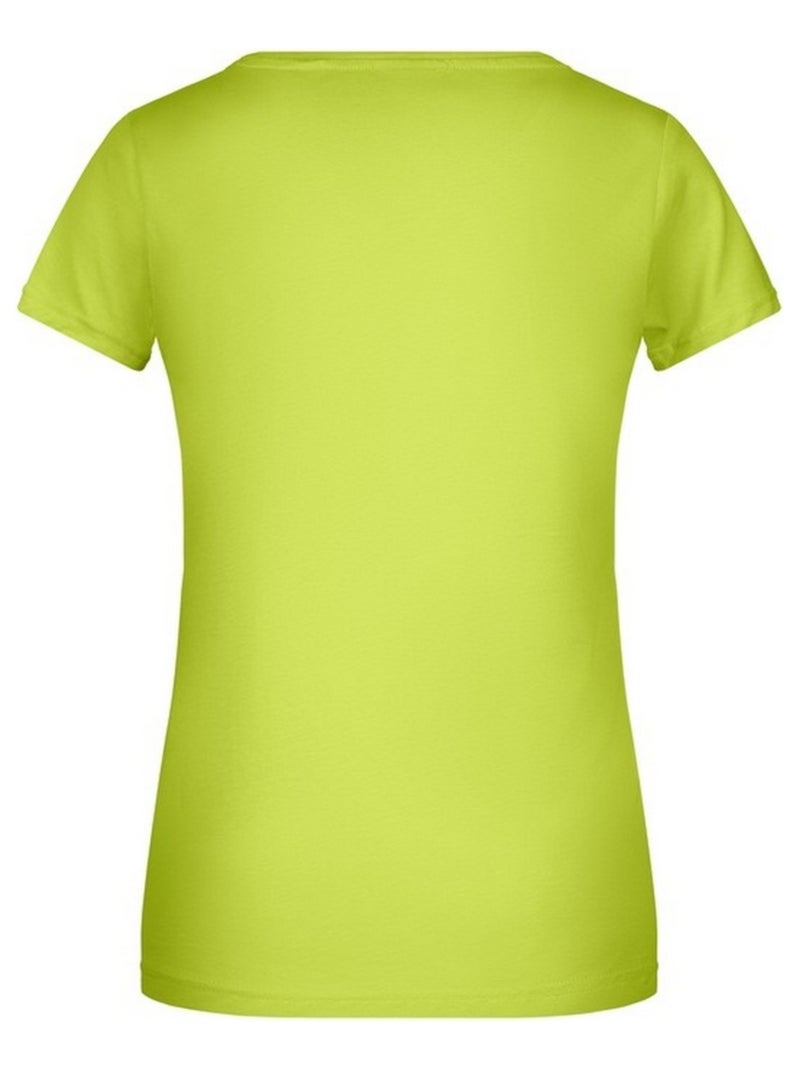 James and Nicholson - T-shirt BASIC Jaune moutarde - Kiabi