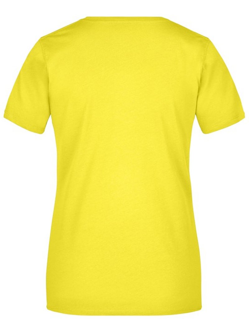 James and Nicholson - T-shirt BASIC Jaune - Kiabi