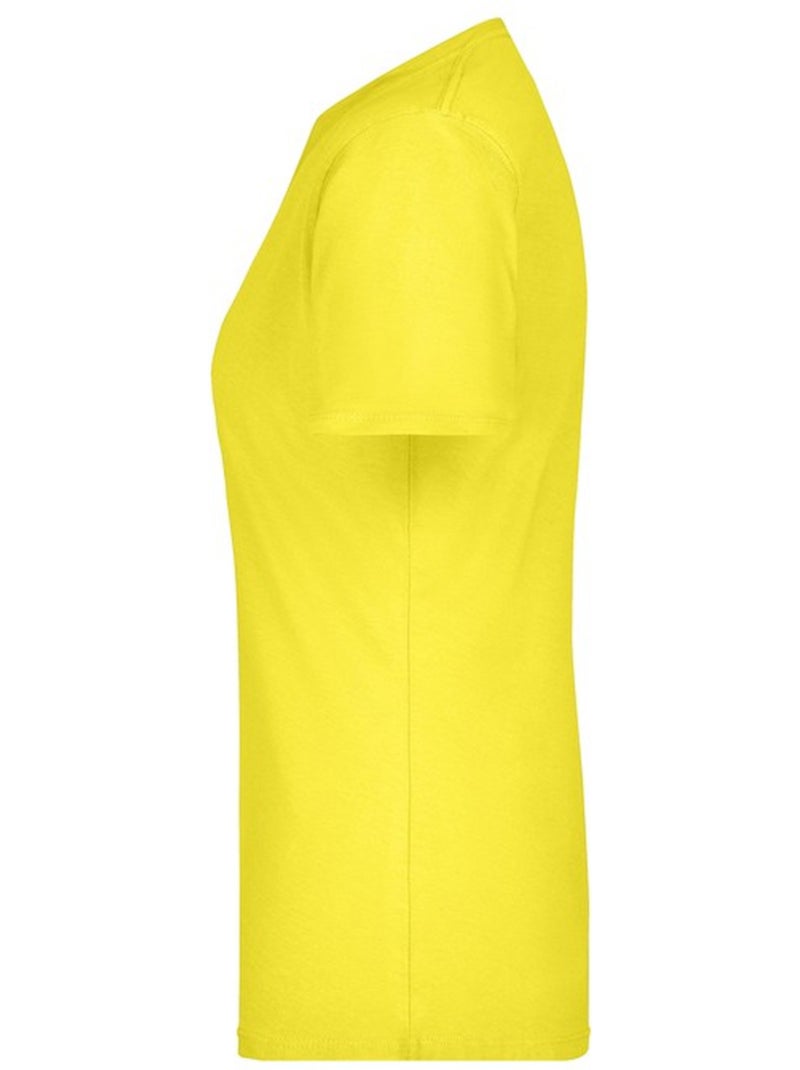 James and Nicholson - T-shirt BASIC Jaune - Kiabi