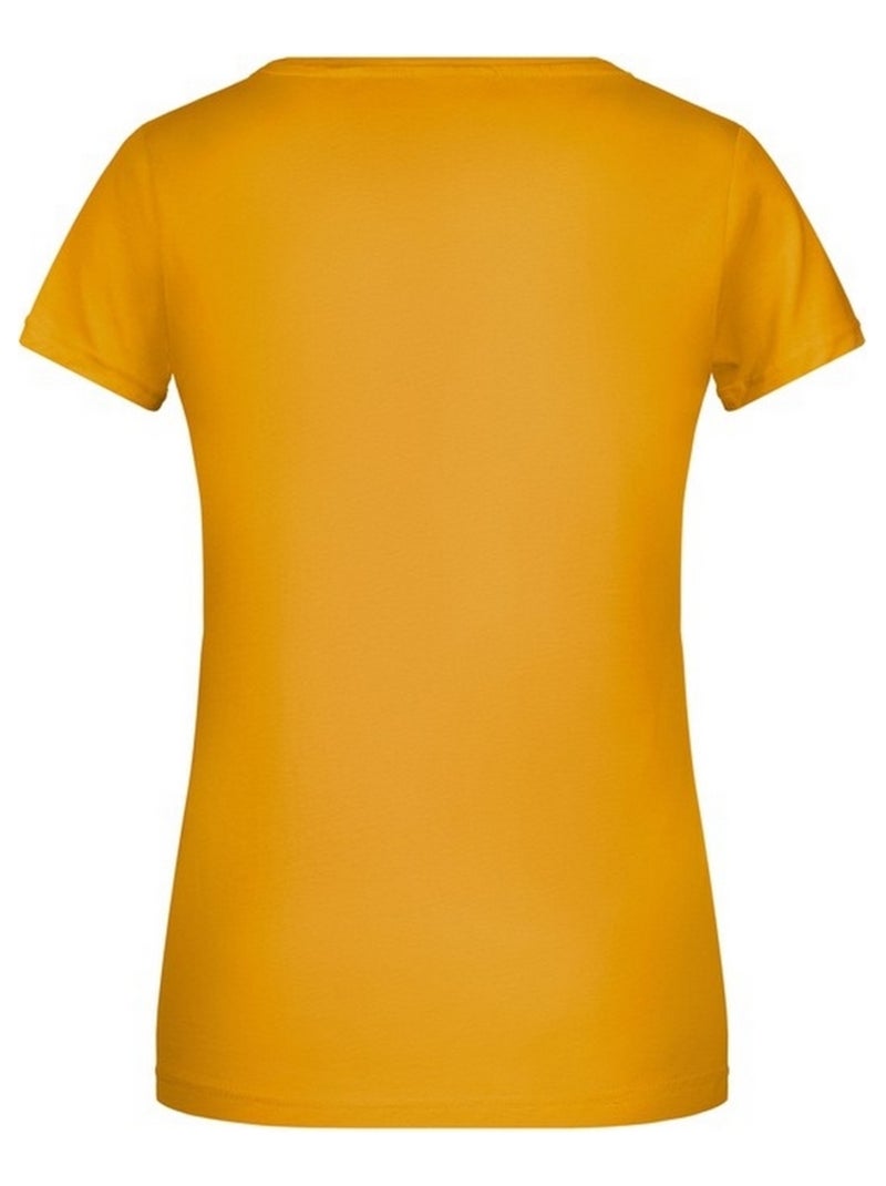 James and Nicholson - T-shirt BASIC Jaune or - Kiabi