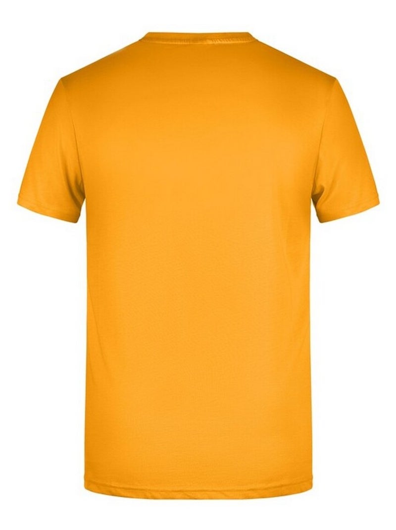 James and Nicholson - T-shirt BASIC Jaune or - Kiabi