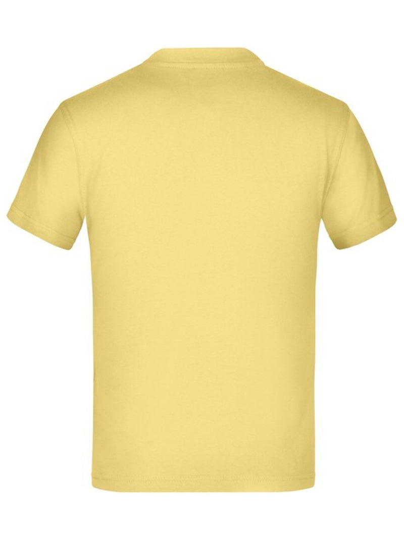 James and Nicholson - T-shirt BASIC Jaune pâle - Kiabi