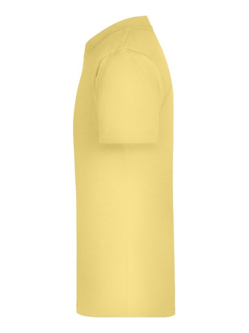 James and Nicholson - T-shirt BASIC Jaune pâle - Kiabi