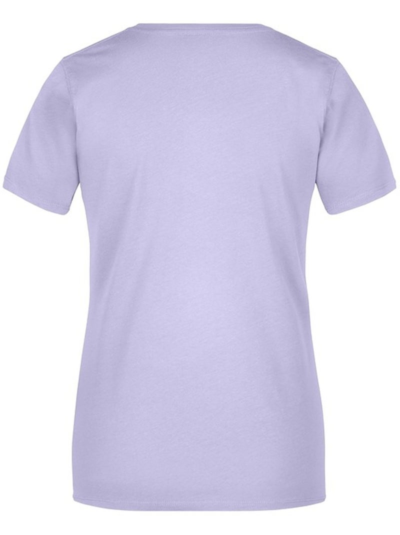 James and Nicholson - T-shirt BASIC Mauve lilas - Kiabi