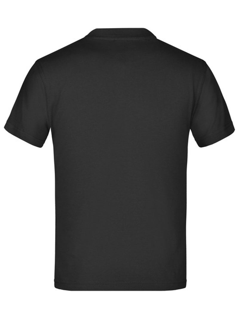 James and Nicholson - T-shirt BASIC Noir mat - Kiabi