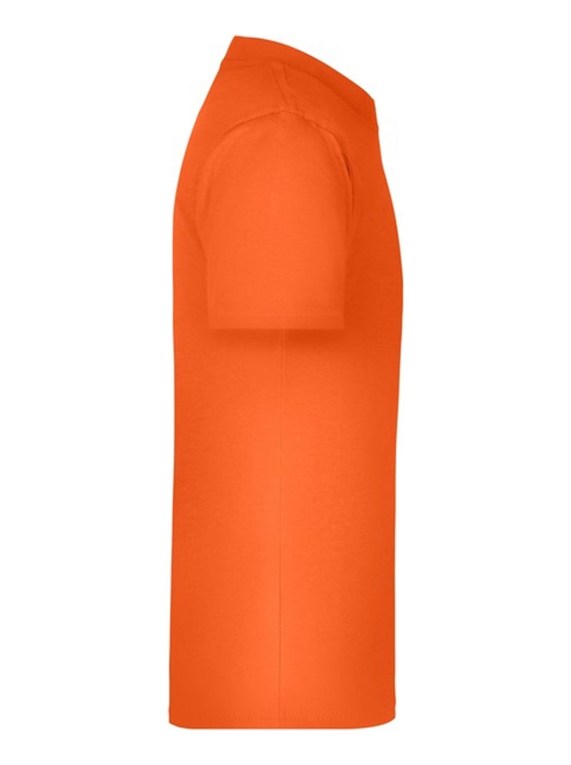 James and Nicholson - T-shirt BASIC Orange clémentine - Kiabi