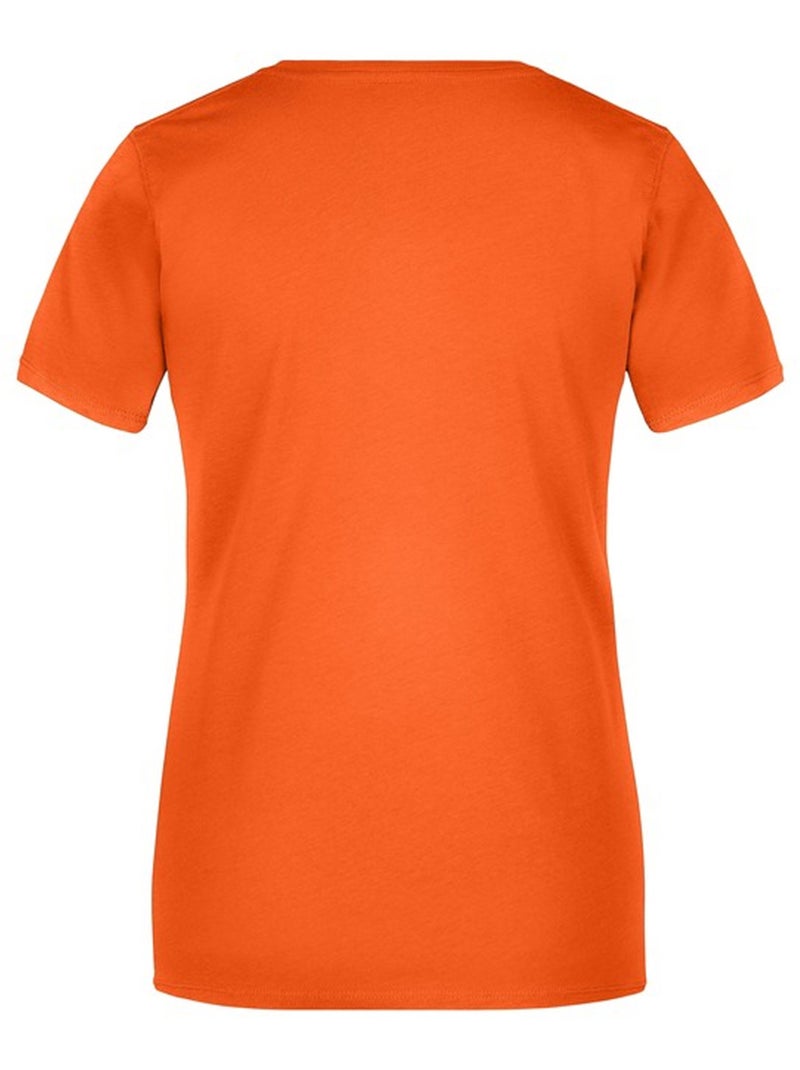 James and Nicholson - T-shirt BASIC Orange clémentine - Kiabi
