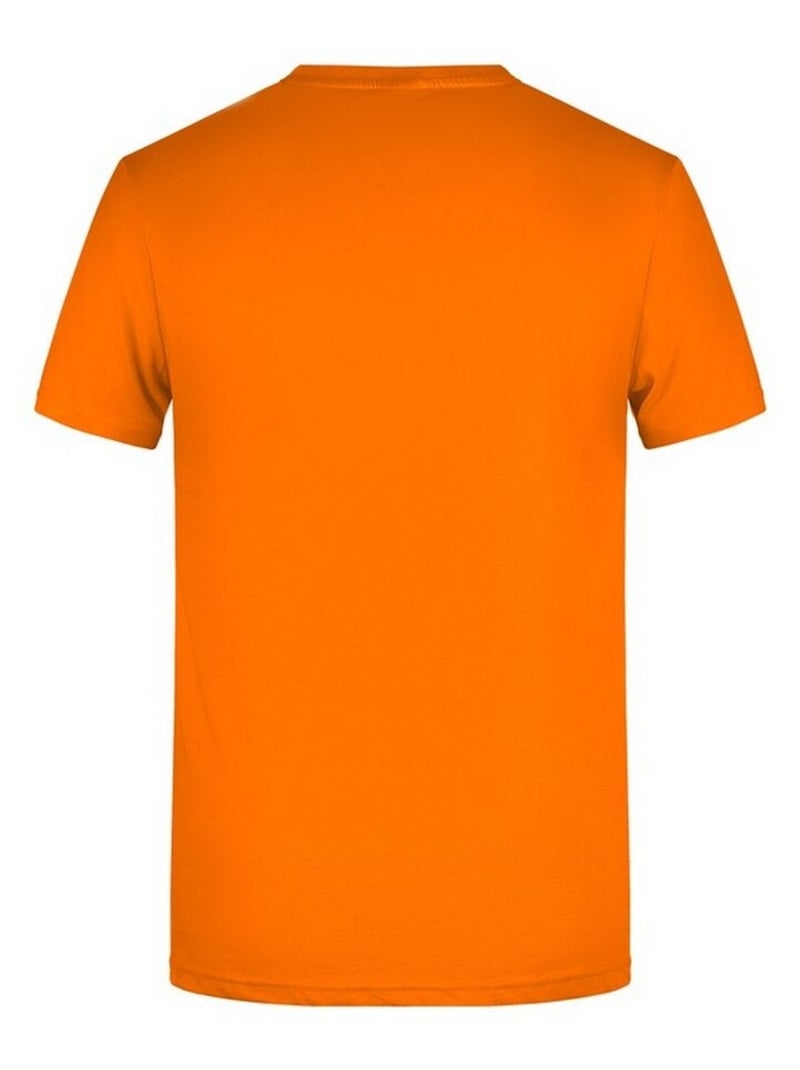 James and Nicholson - T-shirt BASIC Orange - Kiabi