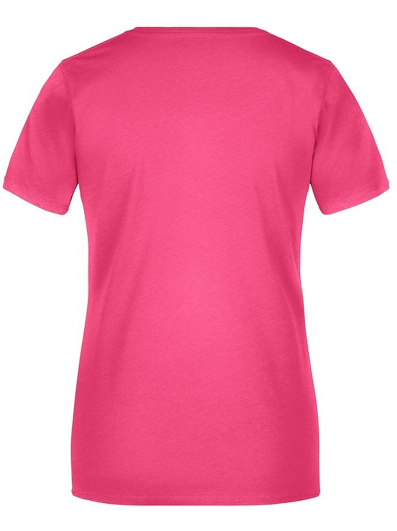 James and Nicholson - T-shirt BASIC Rose - Kiabi