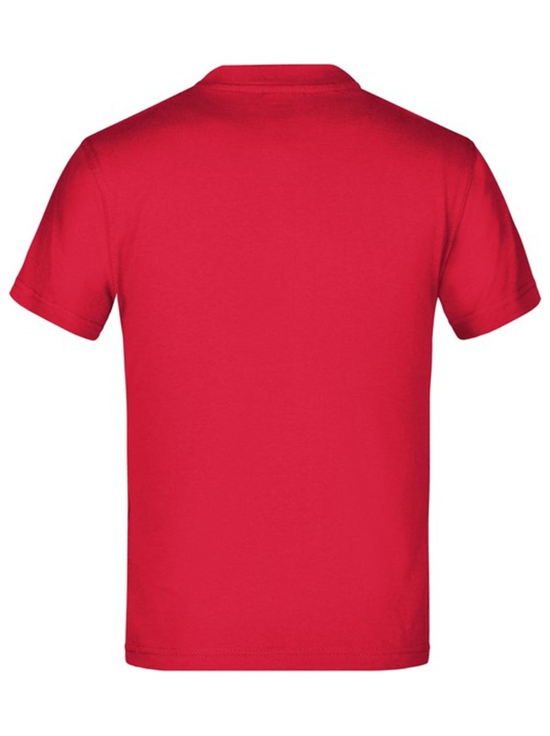 James and Nicholson - T-shirt BASIC Rouge clair - Kiabi