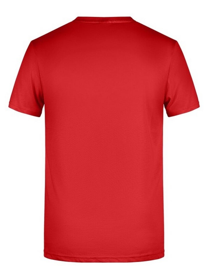 James and Nicholson - T-shirt BASIC Rouge - Kiabi