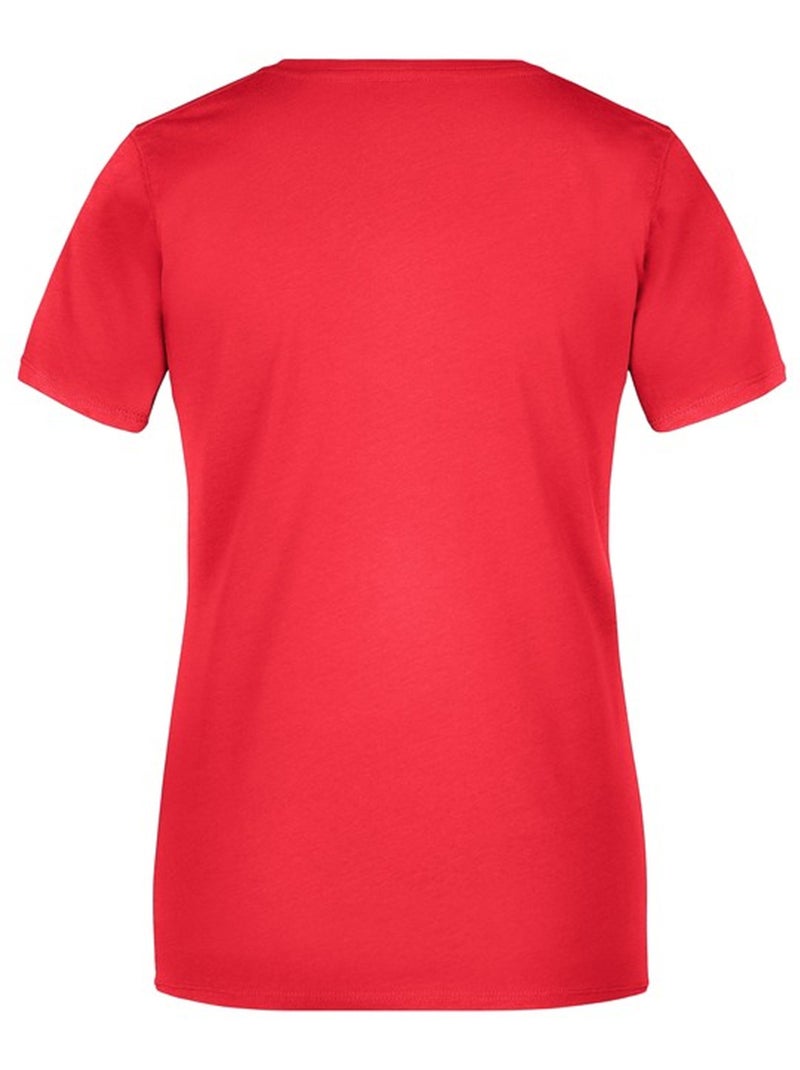 James and Nicholson - T-shirt BASIC Rouge tomate - Kiabi