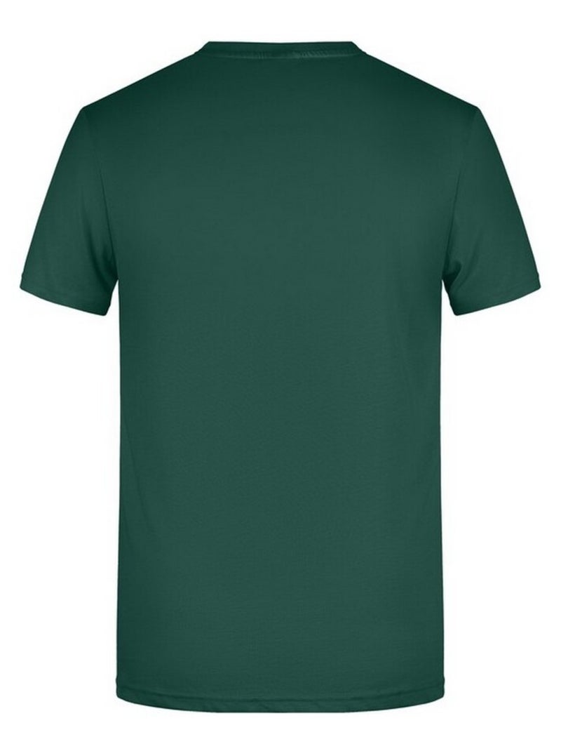 James and Nicholson - T-shirt BASIC Vert foncé - Kiabi