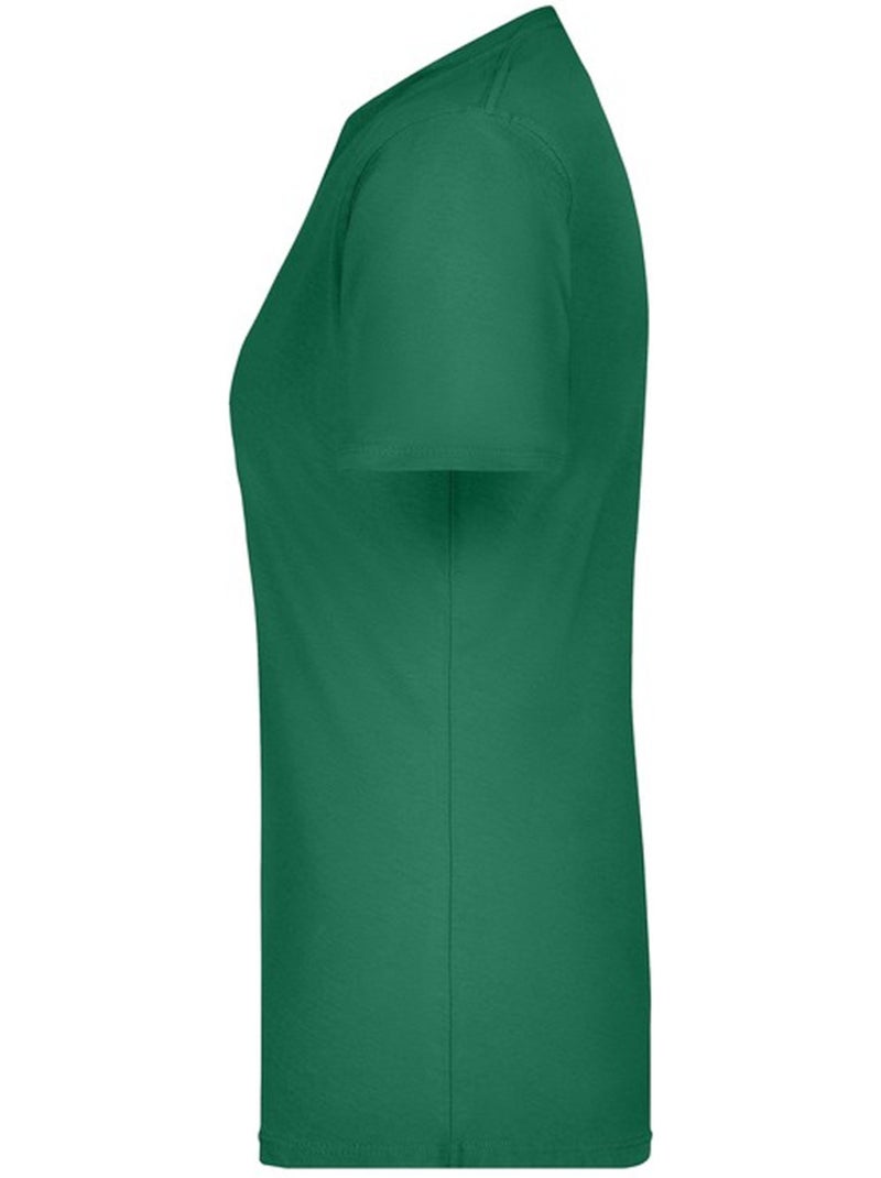 James and Nicholson - T-shirt BASIC Vert foncé - Kiabi