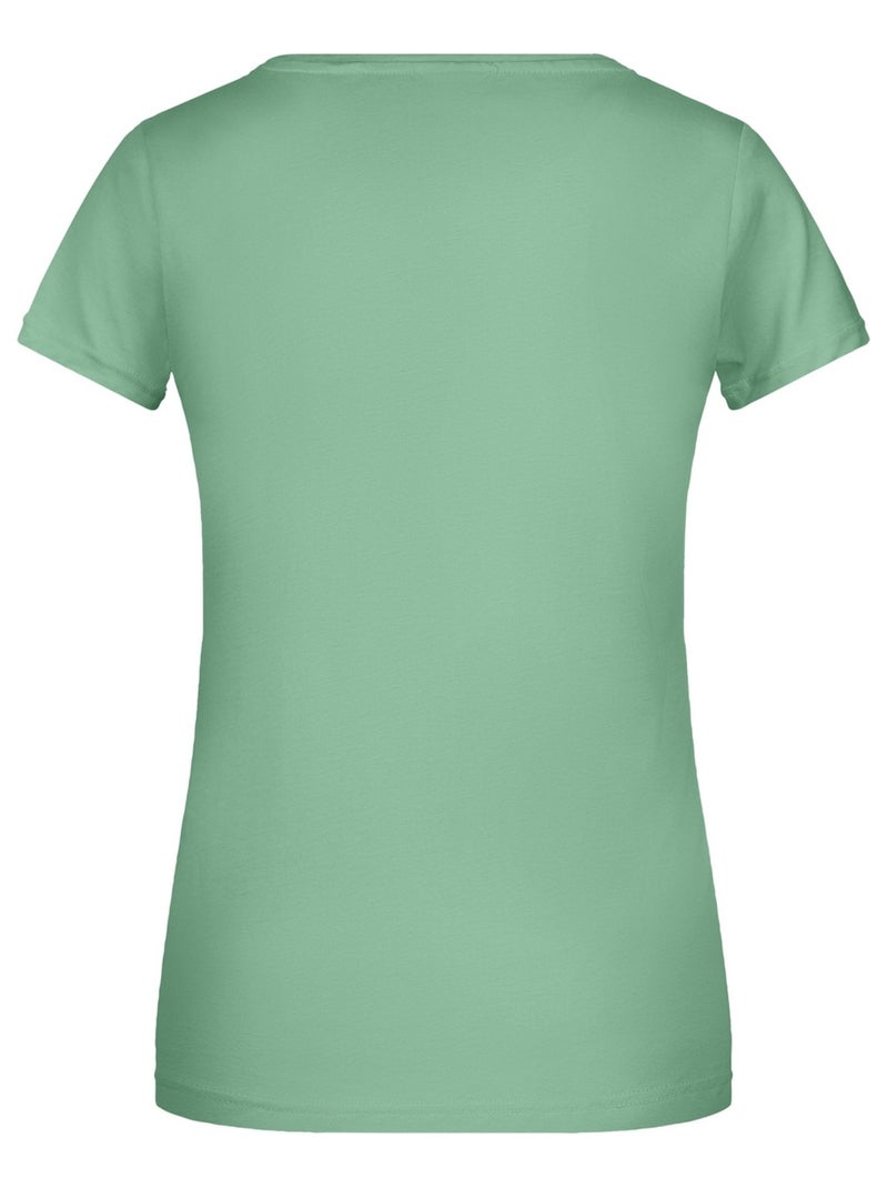 James and Nicholson - T-shirt BASIC Vert jade - Kiabi