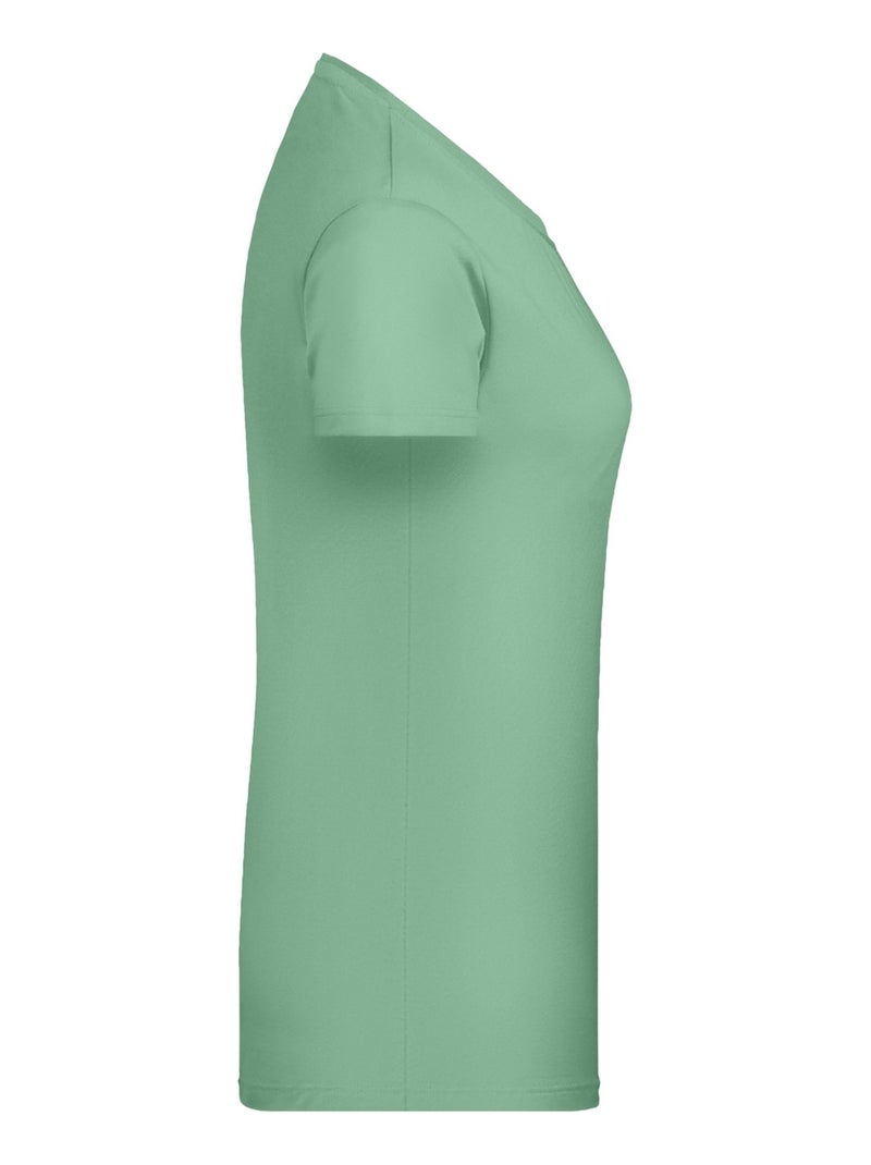 James and Nicholson - T-shirt BASIC Vert jade - Kiabi