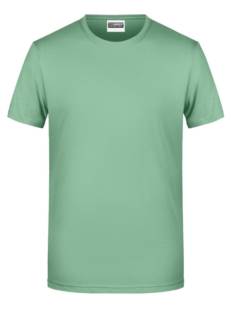 James and Nicholson - T-shirt BASIC Vert jade - Kiabi